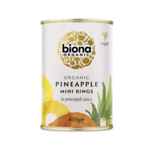 Rondele mini de ananas in suc de ananas la conserva bio 400g Biona
