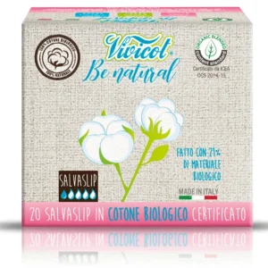 Protej slip din bumbac ecologic 1 picatura 20buc Vivicot