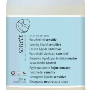 Detergent lichid pentru rufe sensitive ecologic 20l Sonett