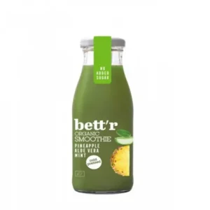 Smoothie cu ananas, aloe si menta bio 250ml Bettr