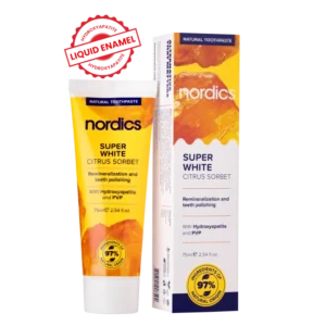 Pasta de dinti pentru albire cu citrice 75ml Nordics