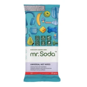 Servetele umede universale cu bicarbonat de sodiu 25 bucati Mr. Soda