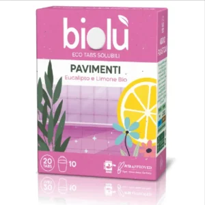 Tablete pentru pardoseli cu eucalipt si lamaie ecologice 20 bucati 47.5g Biolu