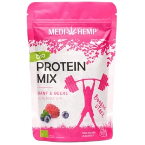 Mix proteic din canepa cu fructe bio (30% proteine) 200g Medihemp