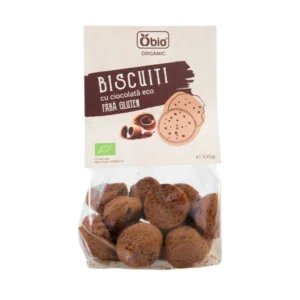Biscuiti cu ciocolata bio 100g Obio