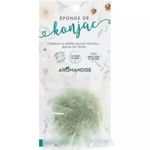 Burete din konjac cu argila verde si ceai verde Aromandise