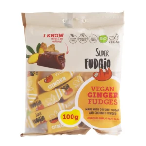 Caramele - aroma ghimbir bio 100g Super Fudgio