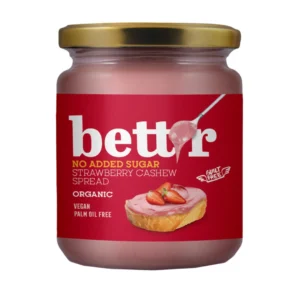 Crema tartinabila de caju si capsuni bio  250g Bettr