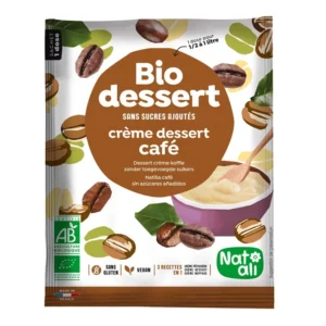 Desert crema cu cafea bio 45g Nat-ali