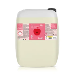 Detergent lichid pentru rufe albe si colorate cu mere rosii ecologic 20l Biolu