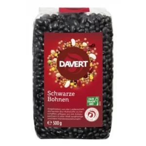 Fasole neagra bio 500g Davert