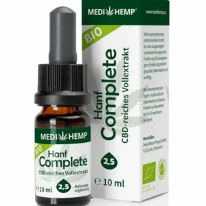 Hemp complete 2.5% cbd bio 10ml Medihemp