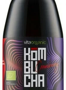 Kombucha cu merisoare bio 330ml Vita Organic