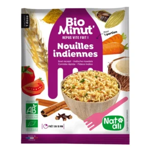 Noodle instant in stil indian bio 80g Nat-ali
