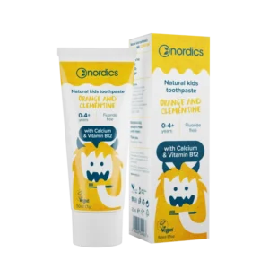 Pasta de dinti naturala pentru copii cu portocale si clementine 50ml Nordics
