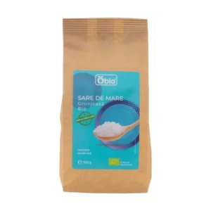 Sare de mare grunjoasa bio 500g Obio