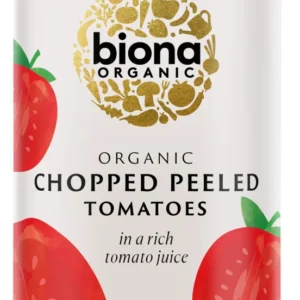 Rosii decojite maruntite la conserva bio 400g Biona