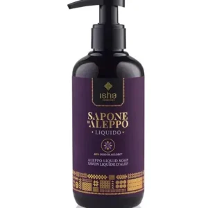 Sapun lichid de alep cu 40% ulei de dafin 250ml Isha