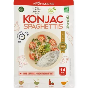Spaghetti din konjac bio 180g Aromandise
