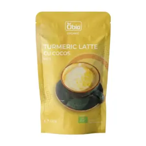 Turmeric latte cu cocos bio 125g Obio