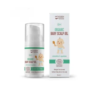 Ulei pentru scalpul bebelusilor ecologic 15ml Wooden Spoon