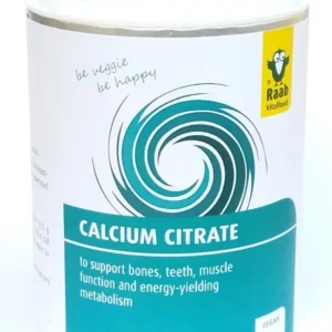 Citrat de calciu pudra vegana 90g Raab