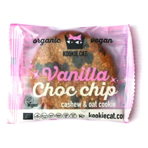 Cookie cu vanilie si ciocolata bio 50g Kookie Cat