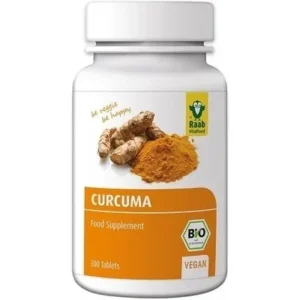 Turmeric  bio 300mg 300 tablete 90g Raab