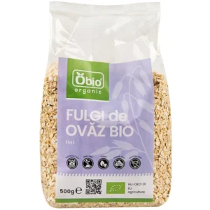 Fulgi de ovaz fini bio 500g Obio