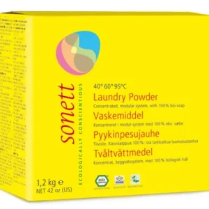 Detergent praf pentru rufe ecologic 1.2kg Sonett