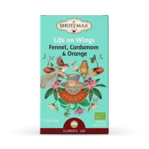 Ceai elements - life on wings - fenicul, cardamom si portocala bio 16dz x 2g 32g Shotimaa