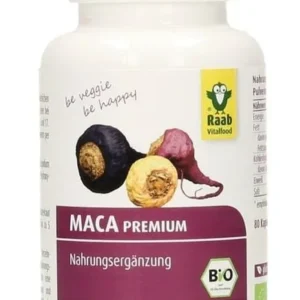 Maca premium bio 500mg 80 capsule 40g Raab