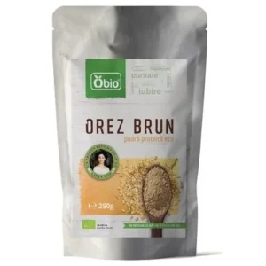 Pudra proteica din orez bio 250g Obio