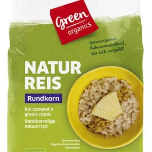 Orez brun bob rotund bio 500g Green Organics