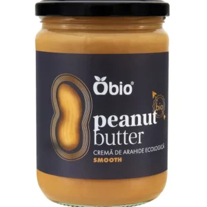 Crema de arahide smooth bio 500g Obio