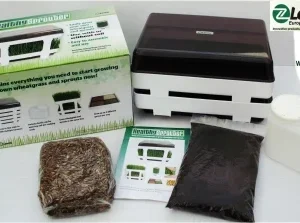 Kit complet pentru iarba de grau si germinare Lexen usa