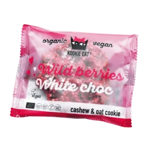 Cookie cu fructe de padure bio 50g Kookie Cat